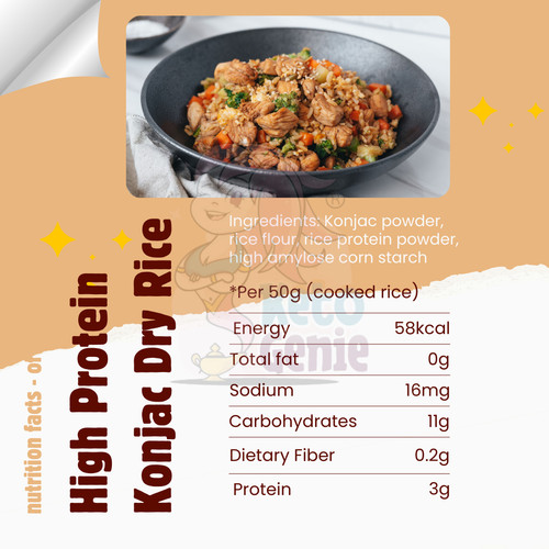 High protein konjac rice - rice, –