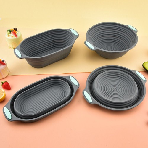 Foldable silicone bread basket - bread,