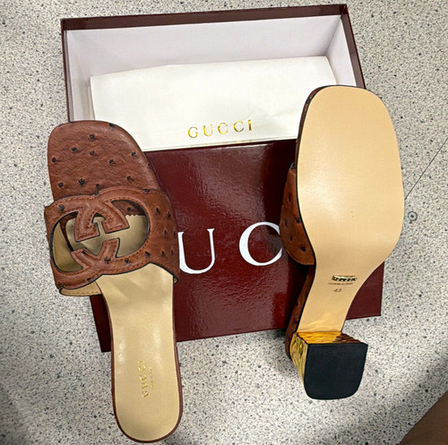 Gucci brown leather - gucci,