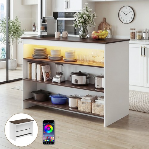 Kitchen island with led - island, lights