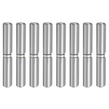 8Pcs 7/8" x  6-5/16" (D*L) Carbon Steel Weld on Hinges Weldable for Metal Gate