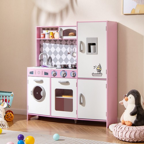 Play kitchen kids wooden - wooden, toy