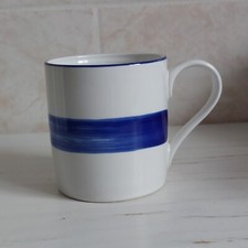 John Lewis Mug Cup White Blue