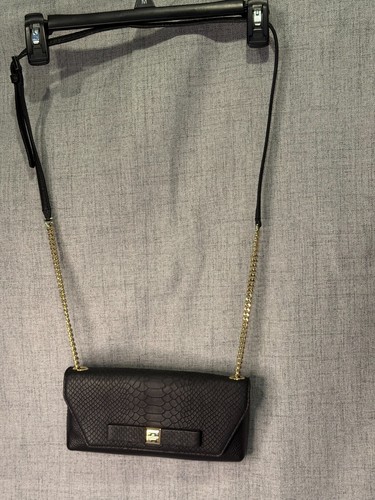 Kate spade black leather - black, chain