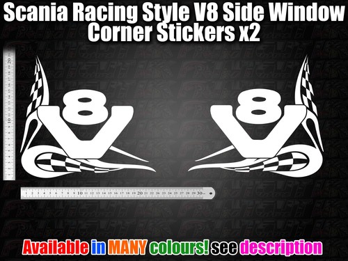 Scania racing checker flame - scania,