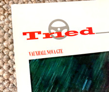 VAUXHALL NOVA GTE LAUNCH -