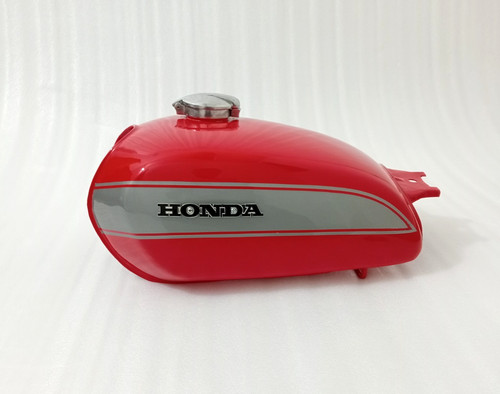 Honda cl350 scrambler 1973 red - cl350,