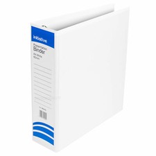A4 White Presentation Folders Ring Binder 4D Binders 4 Rings Sizes 16mm to 65mm