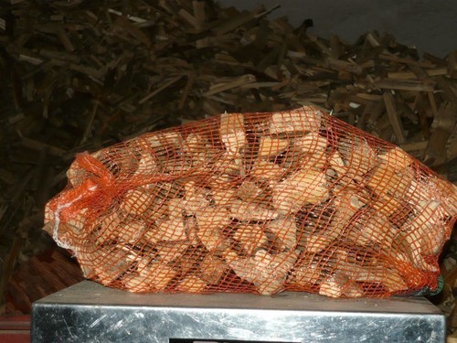 Orange net sacks - orange,