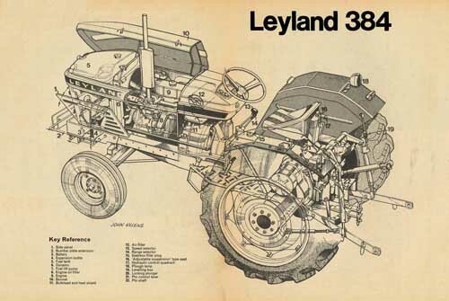 British leyland 384 marshall - leyland,