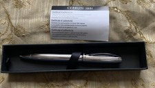 Cerruti 1881 Chrome Luxury Pen Blue Ink 