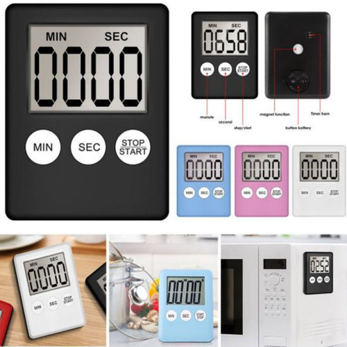 Magnetic lcd digital timer - magnetic,