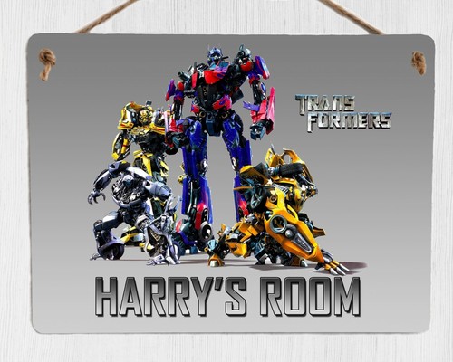 Personalised transformers door - transformers,