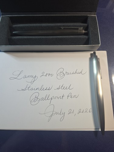 Lamy 2000 brushed stainless - lamy,