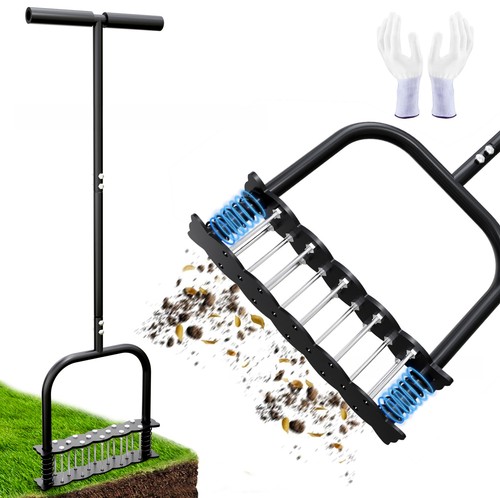 Lawn aerator tool with - tool, spikes