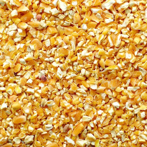 Kibbled cut split maize - split,