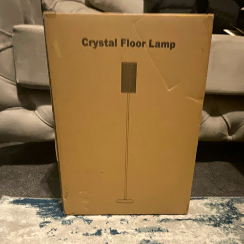 Gold metal crystal - crystal, floor