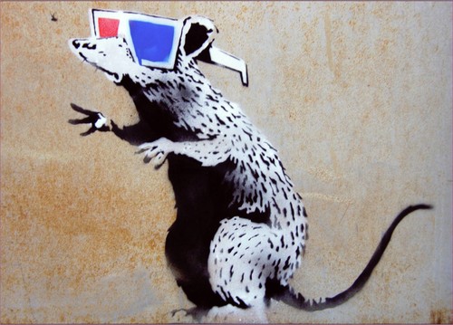 Banksy rat shades vinyl - rat,