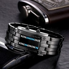 Binary Blue LED Digital Watch