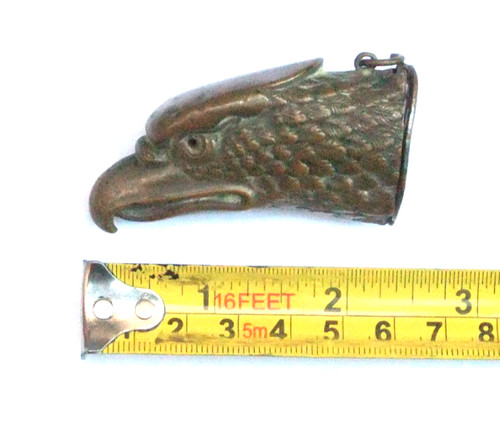 Vintage rare brass eagle - vintage, head