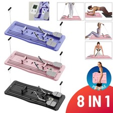 Foldable Multifunctional Fitness Board Pilates Reformer For Home Workouts Body