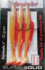 Sidewinder Eels Sandeel Rhubarb Custard Sea Fishing Lures