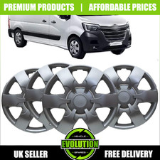 16" WHEEL TRIMS HUB CAPS COVERS TRIMS TO FIT RENAULT MASTER 2010-2025