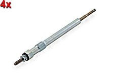 Glow Plug 4x HELLA Fits