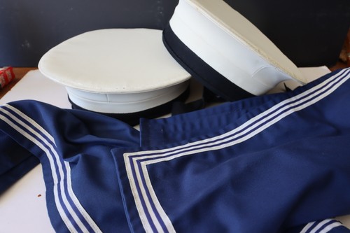 Two sailors hats - sailors,