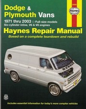1971-2003 Dodge Plymouth Vans