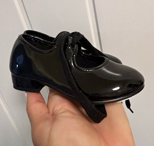 Infant black patent - patent, dance