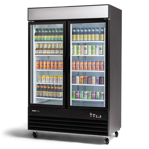 Double door display - double, fridge