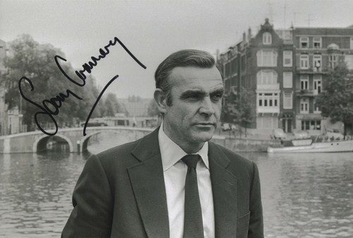 Sean connery signed 12x8 - 12x8, photo