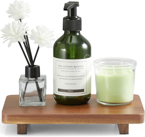 Small acacia wood bathroom - acacia,