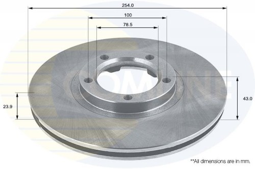 Front brake discs set - discs,