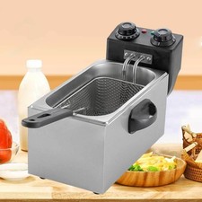 Professional Grade Fryer Stainless Steel Timer 4L Fried Chicken Electric Fryer 