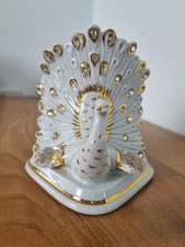 Vintage Porcelain Peacock
