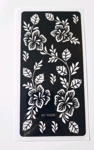 Small reusable henna tattoo - small,