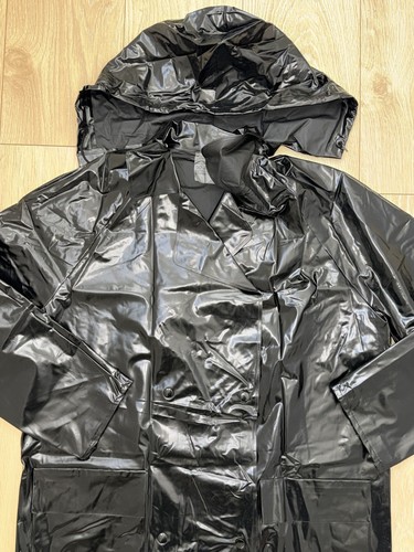 Retro raincoat plastic rain