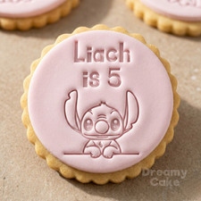Custom Name Cute Alien Cookie