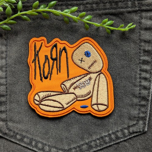 Korn embroidered patch - korn,