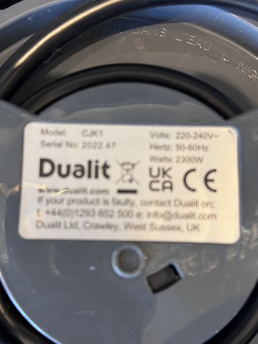 Dualit kettle polished steel - kettle, /