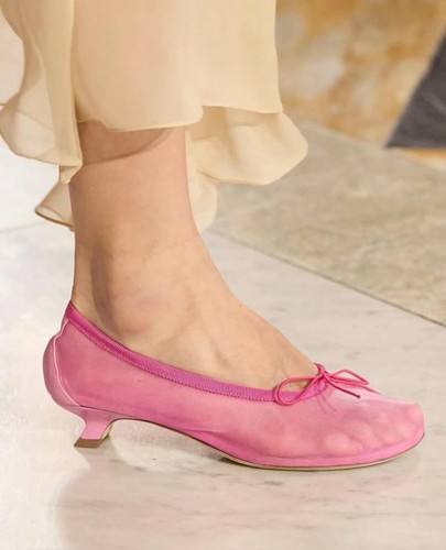 Simone rocha mesh ballet flat - mesh,