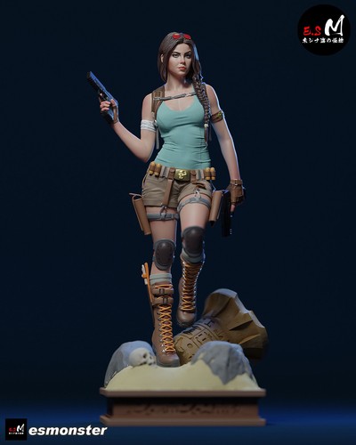 Lara croft figure - croft,