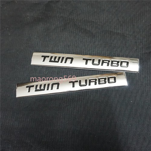 Black twin turbo silver - 2x,