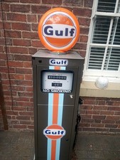 VINTAGE PETROL PUMP GULF