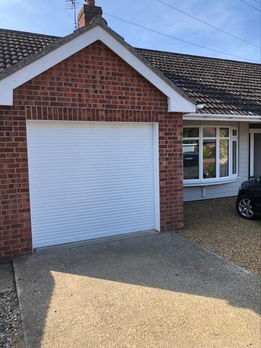 White electric roller garage - roller,