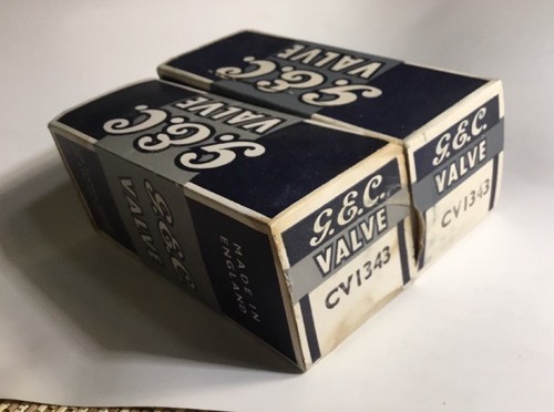Pair tube cv1343 - tube, gec