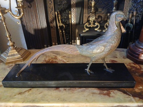 Art deco french metal - deco, marble