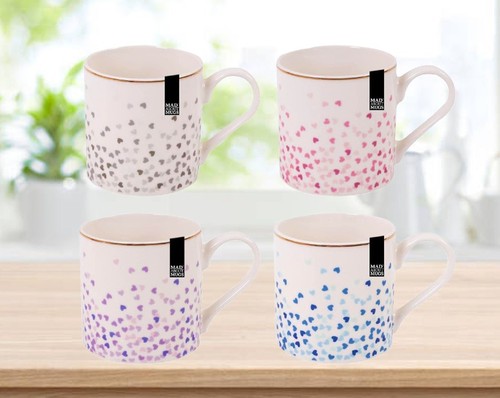 Heart mugs 12oz new - heart,